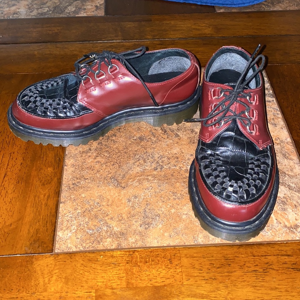 Dr. Martens RAMSEY Creepers Cherry Red/ Black
